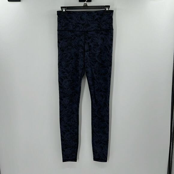 Athleta Women's Elation Textured Tight - Blue/Black - Medium Tall - Picture 1 of 7